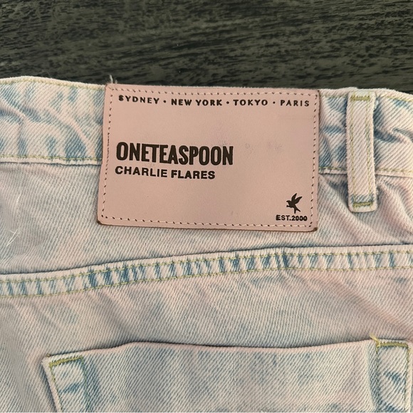 EUC One Teaspoon 29 Pink Haze Charlie Flares - Picture 11 of 16